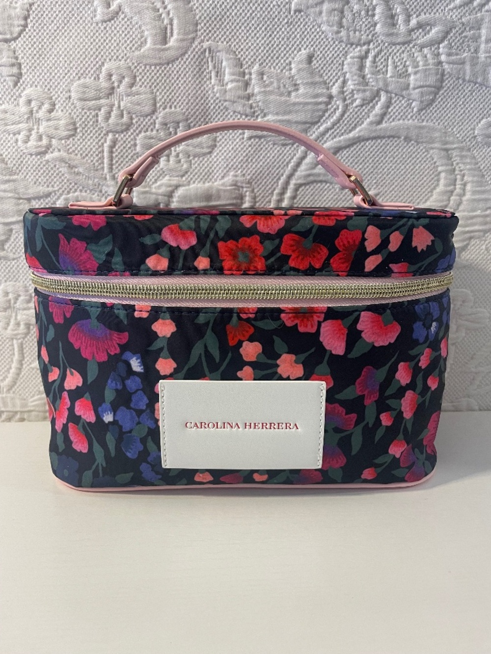Carolina Herrera Floral Cosmetic Bag NWOT